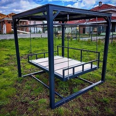 качеля кокан: Садовые качели Металл, Со спинкой — 2