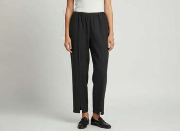 sukienki wełniane damskie: Material trousers for women, size S