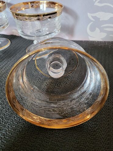 Čaše: Case rucni,rad,kristal murano medici za vino iz 60ih. Case kristal za — 13