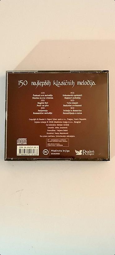 harmonika 96 basova: ☆ Na prodaju 150 najlepših klasičnih melodija – komplet 6 CD sa — 2