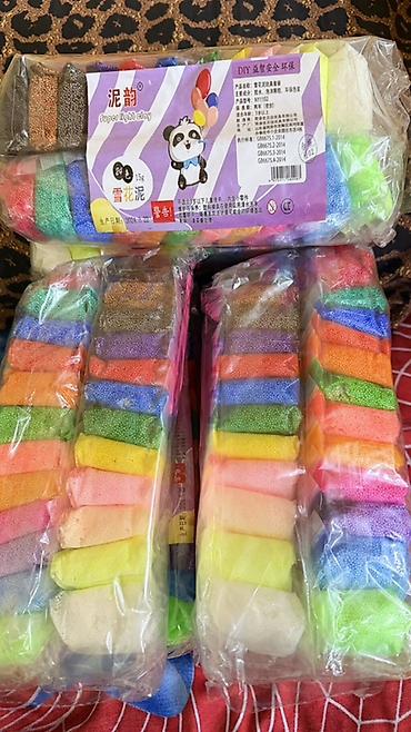 candy clay: Набор для творчества: легкий пенопластовый пластилин (slime/foam clay) — 1