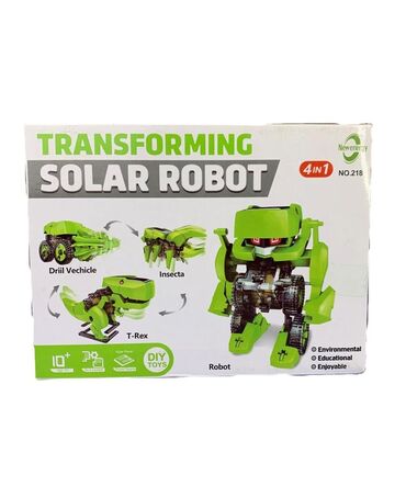 конструктор для детей: Конструктор на солнечной батарее Solar Robot Transforming Конструктор
