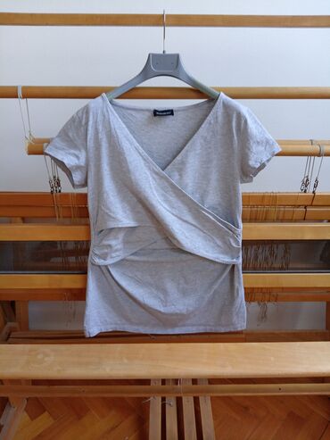 bonprix majice: L (EU 40), Cotton, color - Grey