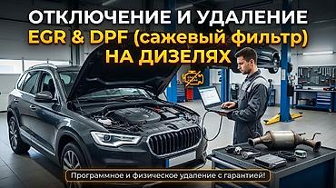 Автоуслуги: Ремонт выхлопной системы, Удаление сажевого фильтра, Дизель, Универсальный — 1