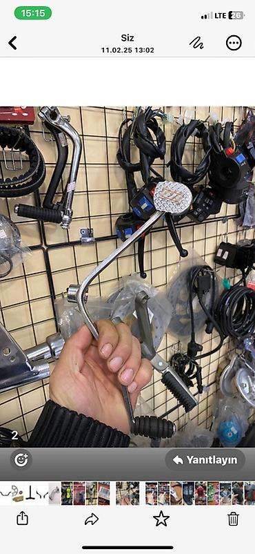 motor atv: Moped/Motosiklet üçün sürət dəyişmə (qear) pedalı - Material: möhkəm — 1