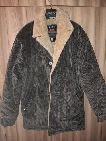 коженная куртка мужская: Куртка цвет - Серый