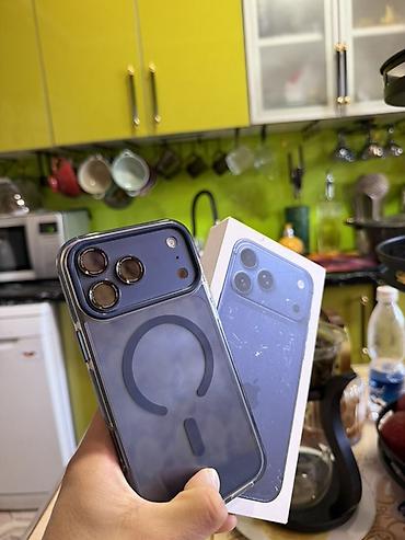 iphone 113: IPhone 17 Pro Max, Б/у, 256 ГБ, Blue Titanium, Коробка, 100 % — 1