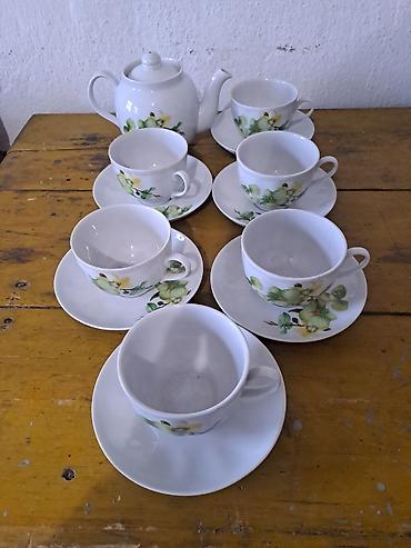 Чайники: Фарфоровые чайные сервизы и заварочные чайники с ручной росписью — 10