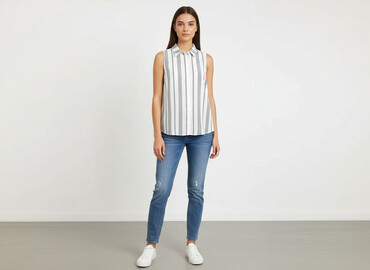 koszula w palmy h m: Tally Weijl, Women`s shirt, size 2XS