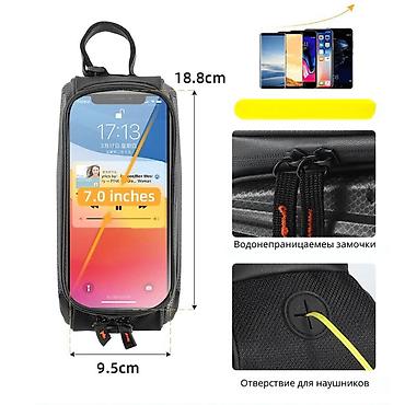 Велоаксессуары: Велосипедная сумка WEST BIKING, идеальное сочетание стиля и — 11