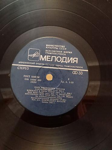 Виниловые пластинки: Niyaməddin Musayev yaxsi vəziyyətdədir 👍🏻 Vinil plastinka – — 2