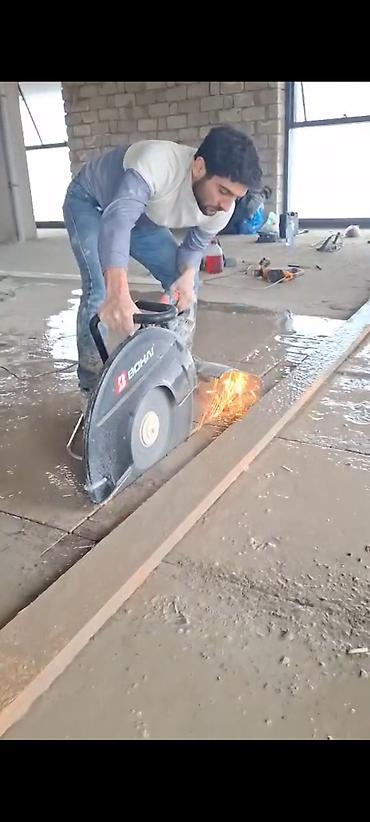 Beton işləri: Beton kəsmə və deşmə xidməti - Dəqiq, hamar kəsiklər: divar, tavan — 9