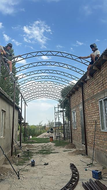 пока для обуви: Навес, Арочный, Металл, Профнастил, Новый, Установка — 3