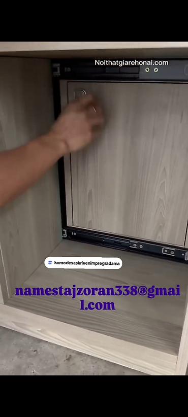 komode za lavabo: Komoda sa skrivenom fiokom Materijal: Komoda se izrađuje od Univera — 10