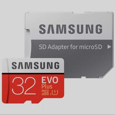 32gb yaddas karti qiymeti v Azərbaycan | Samsung: Samsung Evo Plus - 32GB 95MB/s microSDXC Yaddaş kartı. ✅Sifariş üçün