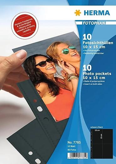 ps torba: HERMA FOTOPHAN – zaštitne džepne folije za fotografije - Format: 9 × — 7