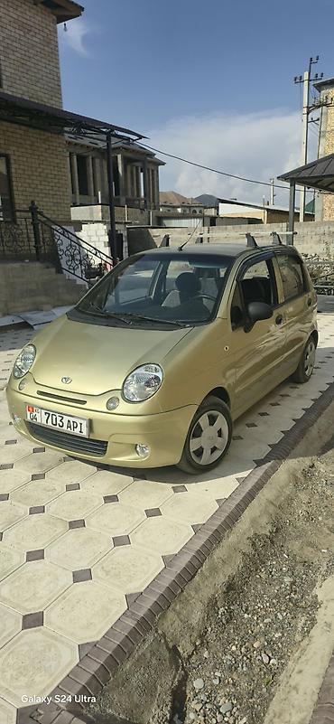 жушили 06: Daewoo Matiz: 2007 г., 0.8 л, Кол менен иштөөчү, Хетчбек — 1