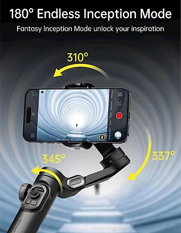 atv plus balans: Aochuan smartfon stabilizatoru (gimbal) - 3 oxlu stabilizasiya: hamar — 3