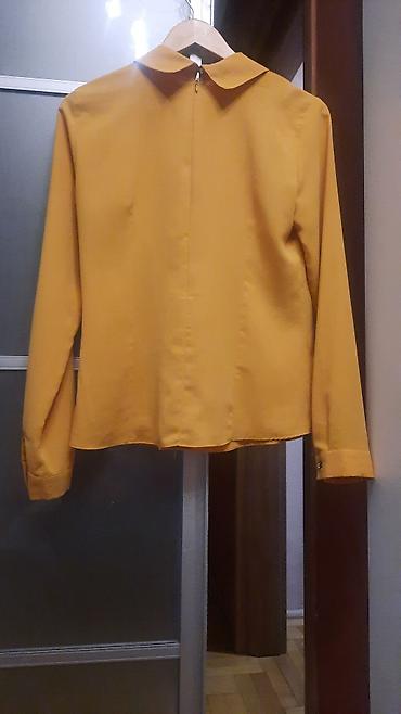 crivit torba: Ženska elegantna bluza u boji senfa. - Model sa dugim rukavima i — 3