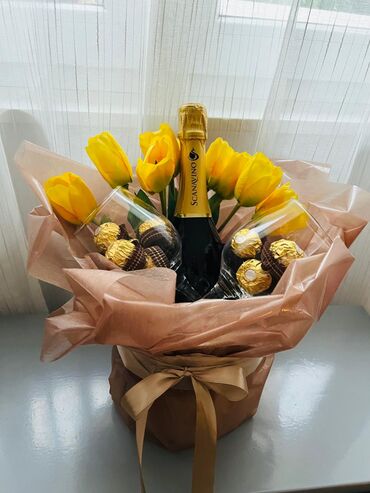 Kompleti namirnica: Poklon aranžmani – premium setovi sa pićem i dekoracijom - Ručno — 4