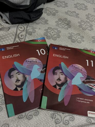 Kitablar, jurnallar, CD, DVD: İngilis dili abituriyentler üçün tapşırıq kitabi 10ve 11ci sinif ikisi