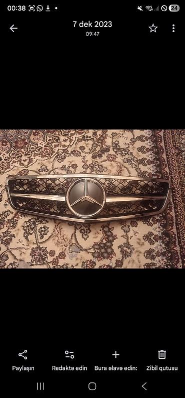 keci qiymeti: Mercedes-Benz ön radiator barmaqlığı W 204 Kuza C Radiyyator — 3
