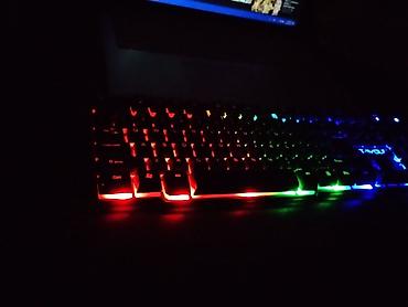 usb hard disk: T-WOLF RGB arxa işıqlı klaviatura - Tam ölçülü (numpadlı) masaüstü — 3