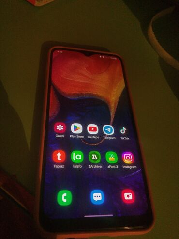 soclir bakcell deaktiv etmek: Samsung Galaxy A50, 64 GB, rəng - Göy, Sensor, Barmaq izi, İki sim kartlı