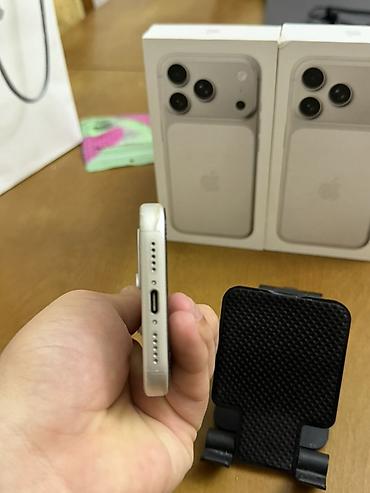 apple macbook: IPhone 17 Pro, 256 GB, Ağ, Face ID — 6