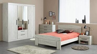 Yataq otağı dəstləri: 2 təknəfərlik çarpayı, Dolab, Komod, Termo, Rusiya, Yeni — 14