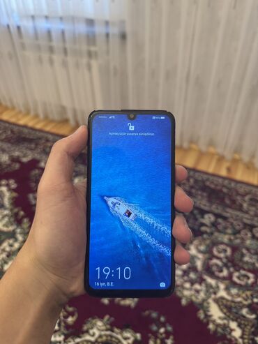 телефон для пожилых людей fly: Huawei P Smart 2019, 32 GB, rəng - Qara, Barmaq izi, İki sim kartlı, Face ID