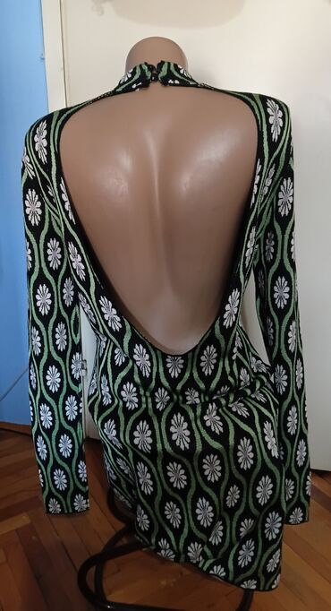 Haljine: Haljina s dugim rukavima i otvorenim leđima - Kroj: mini/kratka na lalafo.rs — 2 Haljine: Haljina s dugim rukavima i otvorenim leđima - Kroj: mini/kratka — 2