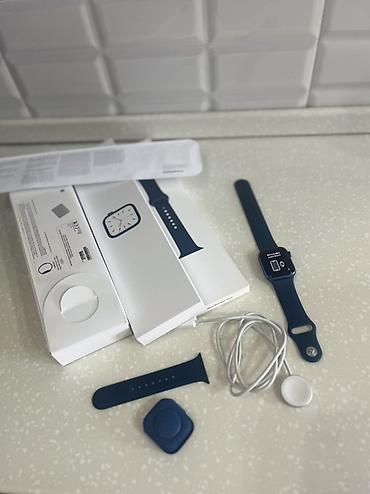 xiaomi 17 цена: Смарт‑часы в стиле Apple Watch 7 series (41mm), с синим алюминиевым — 1