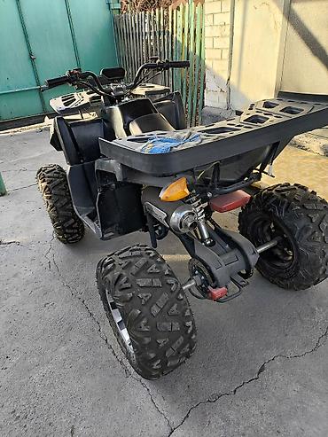 мото бокс: Квадроцикл ATV, черный - Полноценный взрослый размер, широкая колея и — 2