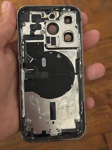 iphone arxa şüşə: IPhone 14 Pro, Göy, Qırıq — 2