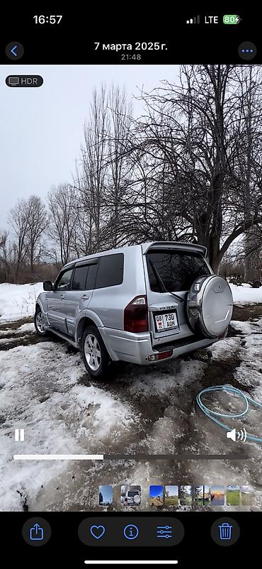 жели монжеро: Mitsubishi Pajero: 2003 г., 3.2 л, Автомат, Дизель, Внедорожник — 2