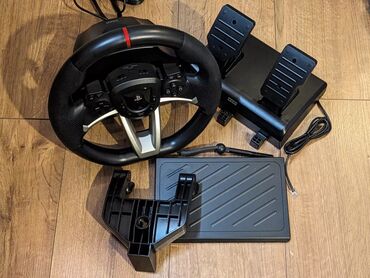 сколька стоит плейстейшен 4: Oyun sükanı Racing Wheel + Pedals Hori RWA PC/PS5/PS4 SPF-004U