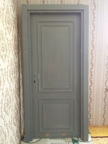 Otaq qapıları: İşlənmiş Wood door Otaq qapısı 90x205 cm, No guarantee, Customer pickup