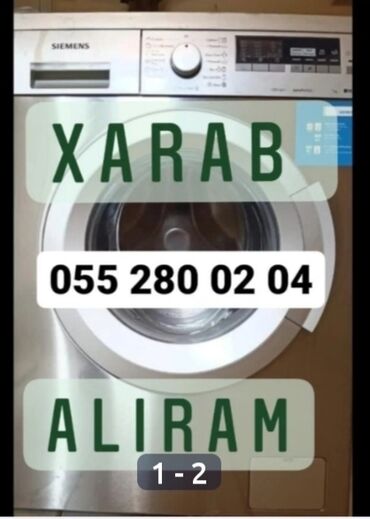 Peçlər, qızdırıcılar: Xarab məişət texnikasının qəbulu xidməti - Paltaryuyan, qabyuyan