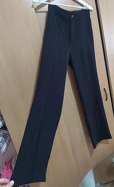 Personal Items: Ženske crne pantalone sa visokim strukom i ravnim, blago širokim at lalafo.rs — 6 Personal Items: Ženske crne pantalone sa visokim strukom i ravnim, blago širokim — 6