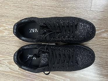 Мырзалардын бут кийими: Мужские кеды ZARA с глиттером. Абсолютно новые. Оригинал, привозные — 2