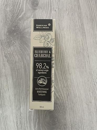 Şəxsi qulluq: Siberian Wellness Blueberry & Charcoal diş məcunu - Tərkib: 98.2% — 1