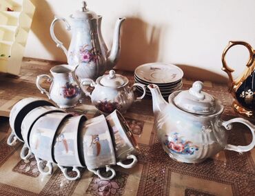 madonna serviz: Çay dəsti, rəng - Ağ, 6 nəfərlik