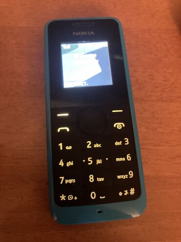 nokia 3208 classic: Nokia 105 4G, rəng - Göy, Düyməli