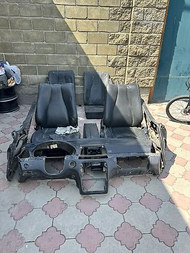 динамики w210: Комплект сидений, Кожа, Mercedes-Benz Б/у, Оригинал, Германия — 2