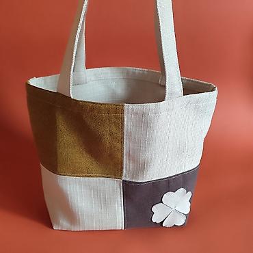 Torbe: Platnena torba – patchwork dizajn - Materijal: čvrsto platno/keper — 2