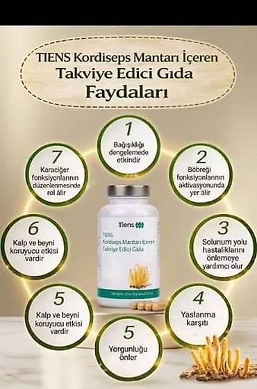 Vitaminlər və BAƏ: " Kordiseps " - Tərkibi:Himalay dağlarından yığılan Alman — 3
