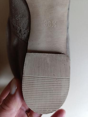 bel cantalari: Tuflilər, Ölçü: 38.5, rəng - Bej, Yeni — 4