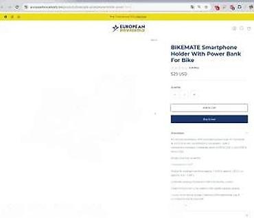 Dodaci za bicikl: Držač za telefon za bicikl sa ugrađenim power bankom - Univerzalni — 13