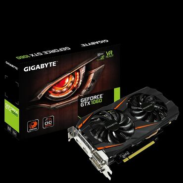 Prosessorlar: Videokart Gigabyte GeForce GTX 1060, < 4 GB, İşlənmiş
